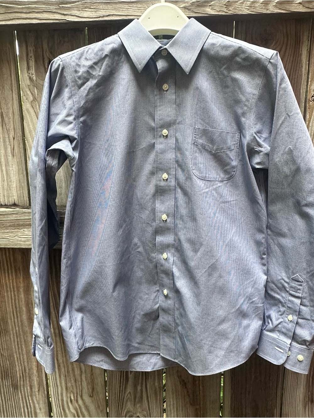 Brooks Brothers Boys' Blue Button-Down Dress Shirt